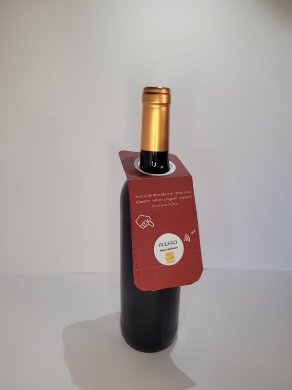 Collarín Para botellas de Vino personalizados NFC - Imagen 2