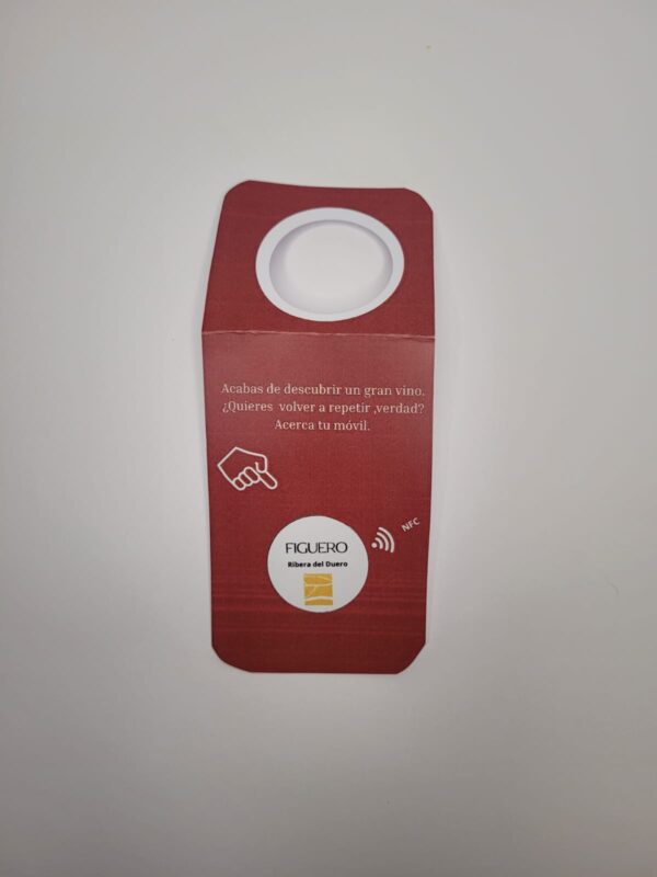 Collarín Para botellas de Vino personalizados NFC - Imagen 4