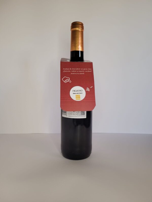 Collarín Para botellas de Vino personalizados NFC - Imagen 5
